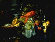 Pieter de Ring Still Life with Lobster oil painting